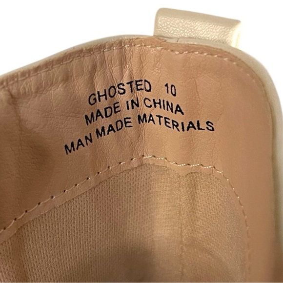 Hey Girl by Corkys Cream Combat Boots - Size 10 - Picture 6 of 6